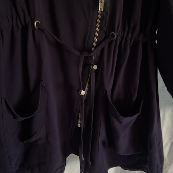 Love Tree Navy Anorak Hooded Jacket - Picture 4 of 4